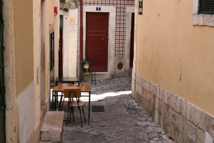 Small street in Alfama