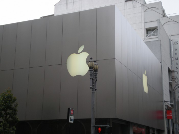 The apple store!