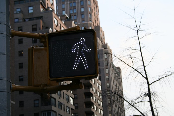 Another NYC traffic light man