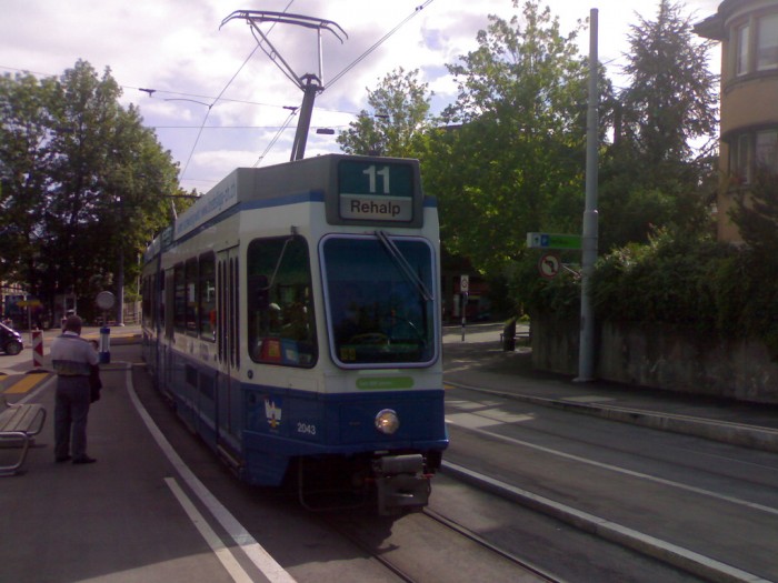 I love the trams in Zurich