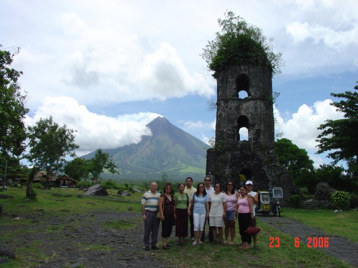 All of us at Mayon Volcano