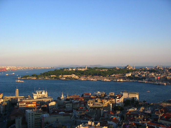 Topkapı Palace from Galata Tower