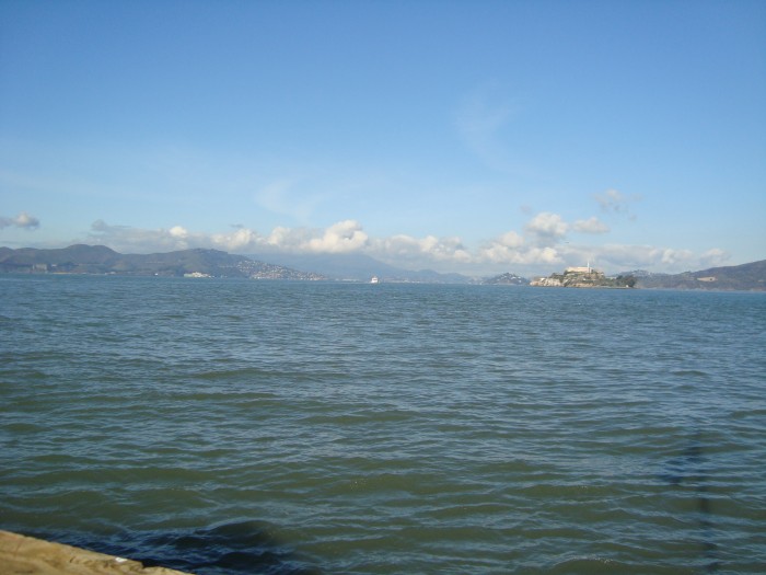 View of Alcatraz from the Fisherman's Wharf