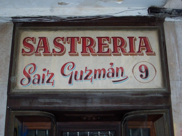 I love the beautiful old shop signs of Madrid!