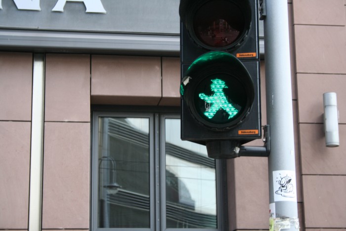 Berlin traffic light man