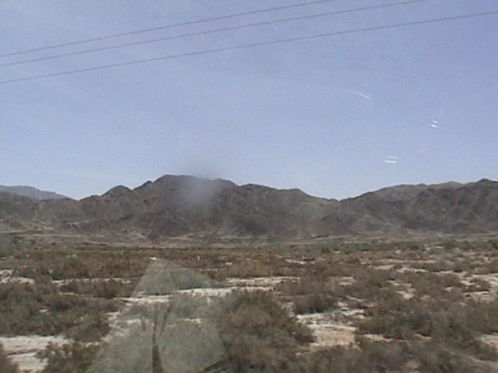 crossing the desert to San Felipe