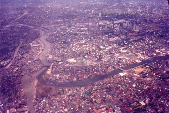 Vista aerea de Manila